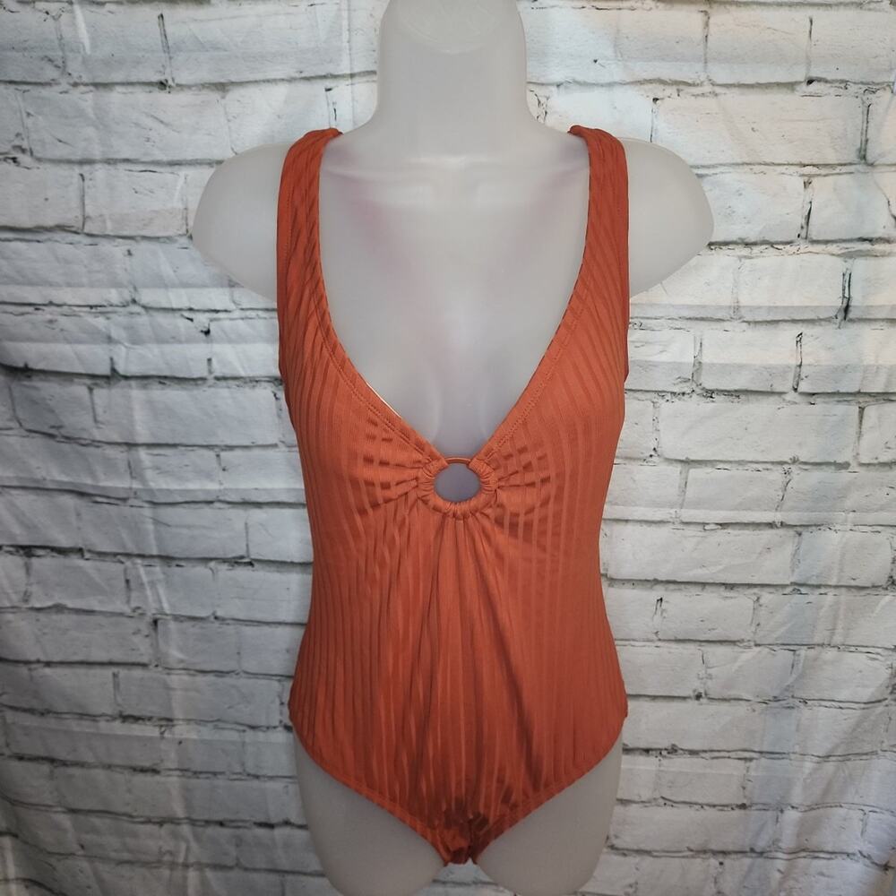 Kona Sol Halter One Piece Swimsuit